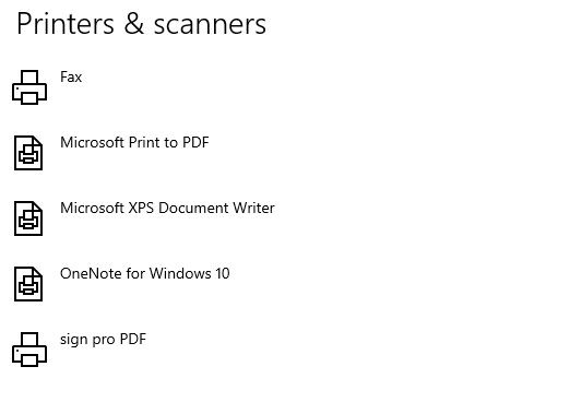 Printers & scanners
